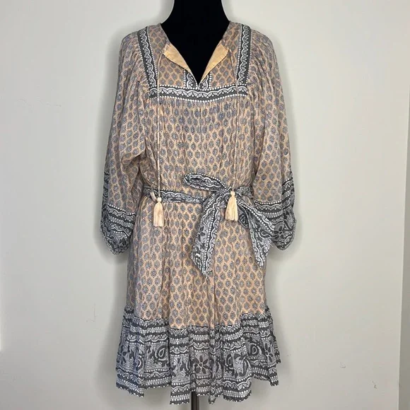 CLEOBELLA Organic Cotton Tassel Dress S - Picture 3 of 13